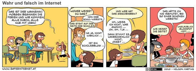 https://creativecommons.org/licenses/by-sa/4.0/; https://www.saferinternet.at/fileadmin/categorized/Materialien/Saferinternet.at_Comics.pdf