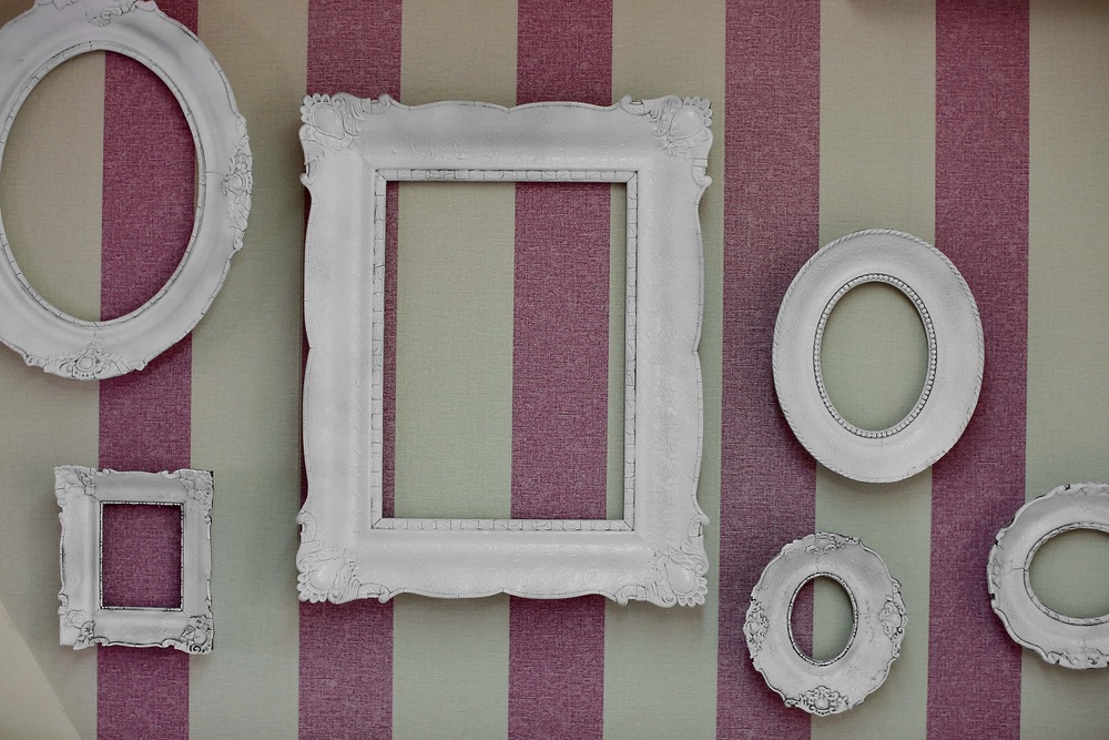 pinkish, wall, vintage, frame, design, framework, retro, antique, empty, decoration / Marko Milivojevic CC0