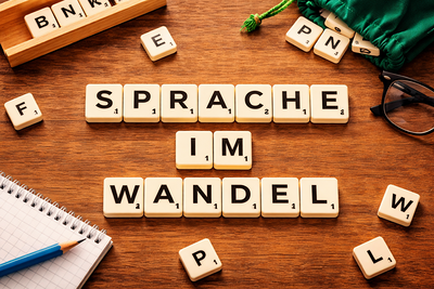 Sprache im Wandel / AK, erstellt mit Chat GPT, zur Verfügung gestellt unter CC0